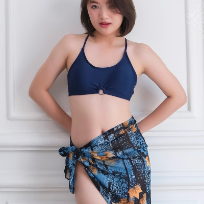 Khăn quấn đi biển đa năng LMcation Vera - Rừng xanh