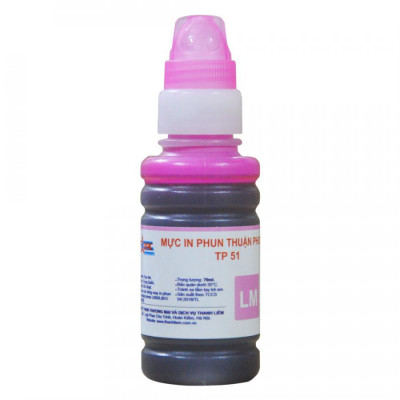 Bộ 6 màu Mực in phun Thuận Phong TP51 dùng cho máy in phun Epson L800 / L801 / L805 / L810 / L850 / L1800 - Hàng Chính Hãng