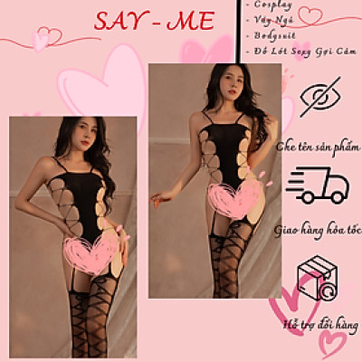Bộ Bodysuit Lưới Toàn Thân Xẻ Đáy Táo Bạo, Tôn Dáng Tối Đa Và Khơi Gợi Sự Quyến Rũ Tự Nhiên C046