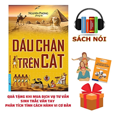Quà Tặng Sách Nói: Dấu Chân Trên Cát – Kèm Dịch Vụ Sinh Trắc Vân Tay – Phân Tích Tính Cách Hành Vi Cơ Bản
