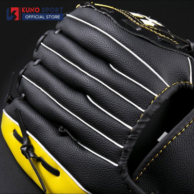 Găng tay bóng chày da pu  KUNOSPORT size tay 10,5/11,5/12,5inch găng tay chơi bóng chày cao cấp