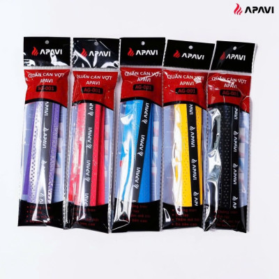 Quấn Cán Vợt Cầu Lông Dày Siêu Êm Tay Chống Trơn Chuyên Dùng Cho Vợt Bám Tay Thấm Hút Mồ Hôi Tốt Cao Cấp có Gân lỗ thoáng khí bề mặt - Giao Màu Ngẫu Nhiên