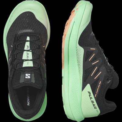 GIÀY CHẠY VÀ ĐI BỘ ĐỊA HÌNH NỮ HIỆU SALOMON PULSAR TRAIL W BK/GRE - L47306400