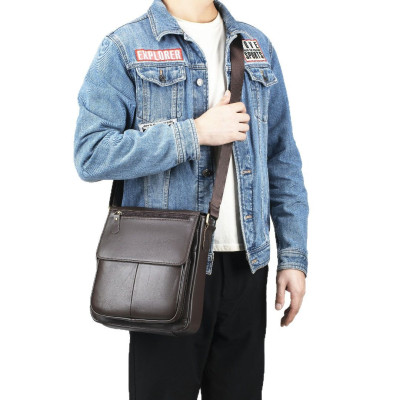 Túi đeo chéo nam DA BÒ THẬT cao cấp phong cách mới – BEE GEE DCN9415