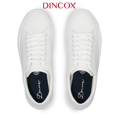 Giày Sneaker Da Unisex DINCOX D20 White Năng Động Cá Tính