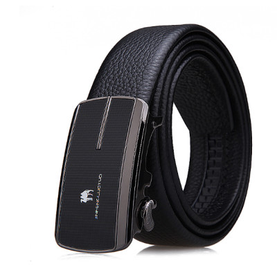 Thắt lưng nam da bò nguyên chất mặt khóa tự động hợp kim cao cấp phong cách cá tính