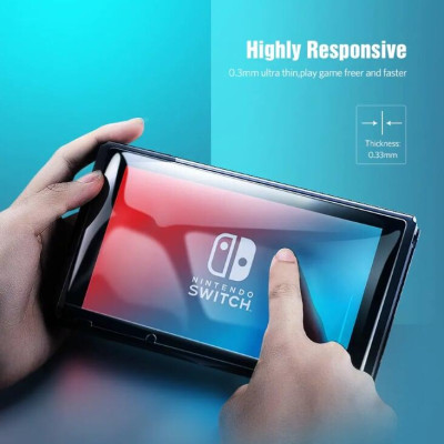 Ugreen UG50728LP153TK hộp 2 miếng Kính cường lực trong suốt cho máy game Nintendo độ cứng 9H cho máy game - HÀNG CHÍNH HÃNG
