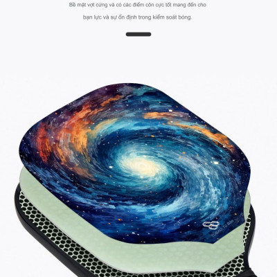 Bộ 2 Vợt Pickleball Sợi Carbon Cao Cấp Tubao Hàng Chính Hãng + Kèm Túi Chống Sốc Và 4 Bóng