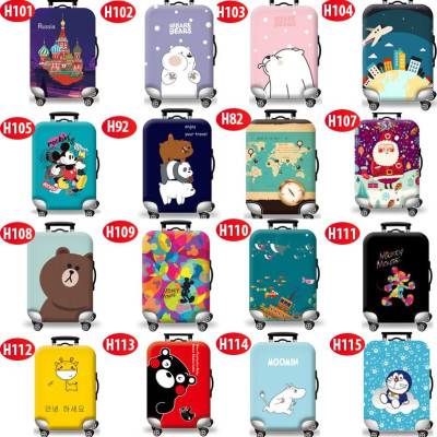 Túi bọc bảo vệ vali -Áo vỏ bọc vali - Gấu Vui Nhộn H113