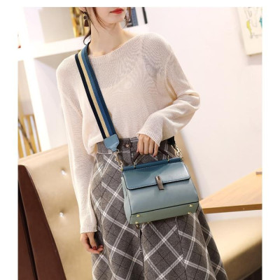 Túi Xách Nữ Cầm Tay, Đeo chéo Da Thật Cao Cấp Hiệu HADATI - Túi Xách Có 2 Mặt 2 Kiểu Dây Size 23c