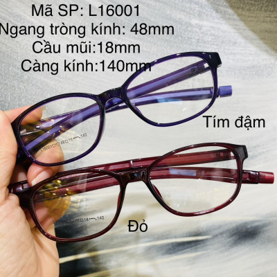 Gọng kính cận L16001 8855 thể thao dây nam châm điều chỉnh thời trang nam nữ OURESS