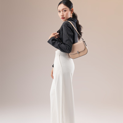 Túi Yuumy ( Thời trang nữ dây đeo điều chỉnh đa năng size 21 - Túi đeo chéo da Seasand YN236 )