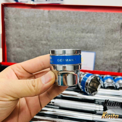 Bộ tuýp khẩu hãng 24 chi tiết hệ 1/2 inch phân phối Kirito chuyên để sửa xe máy, ô tô, máy móc