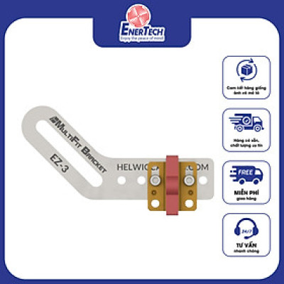 Bộ phụ kiện lắp đặt Helwig Carbon EZ3, giá đỡ EZ cho bộ bảo vệ vòng bi BPK, giá đỡ chổi than nối đất - Hàng chính hãng