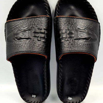 DÉP QUAI NGANG NAM DA BÒ 100%, QUAI CÁ SẤU SẮC NÉT