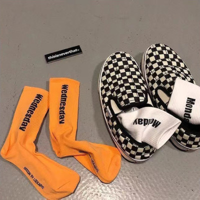 Set 5 đôi tất vớ nam cổ cao thể thao Street Style phong cách Hàn Quốc