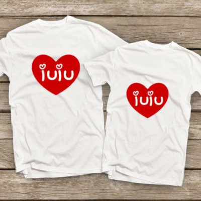 Áo thun cặp đôi xinh xắn, chất vải đẹp, giá 1 áo