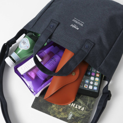 Túi Đeo Vai ANELLO Đeo 2 Kiểu Vải Polyester Chịu Nhiệt Cỡ Nhỏ AT-C1839