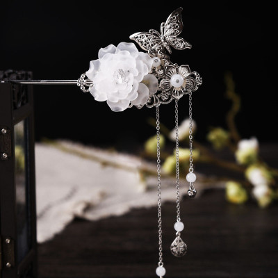 Trâm cài tóc tua rua dài phong cách trang điểm cổ trang cho bạn nữ