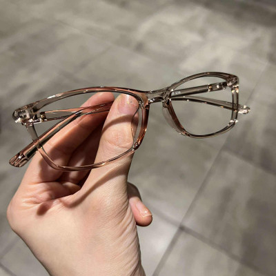 Kính Mắt vuông nhỏ gọng nhựa dẻo nhẹ