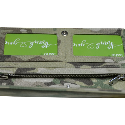 Ví Cầm Tay Dài thời trang sang trọng khóa nút bấm Issho| B03 | Có 9 màu