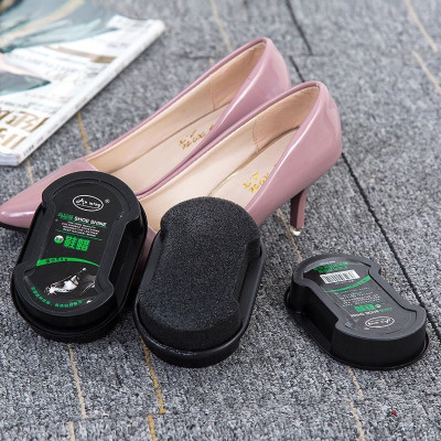 Com bo dụng cụ làm sạch giày - Miếng xi mút + sáp lau đánh bóng giày, dép ,  túi xách ,cặp ,bằng da , đa năng và tiện lợi