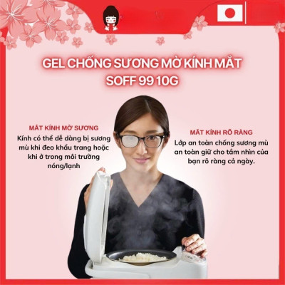 Gel lau kính chống bám sương mù, hơi nước cho mắt kính