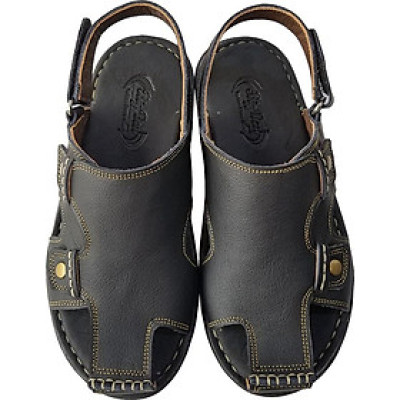 Giày Sandal Bít Mũi Nam BIGGBEN Da Bò Thật SD77