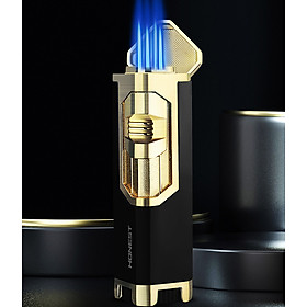 Vỏ Hột Quẹt Bật Lửa Gas Honest BCZ-751 Khò 4 Tia Cực Mạnh - Nhiều Màu