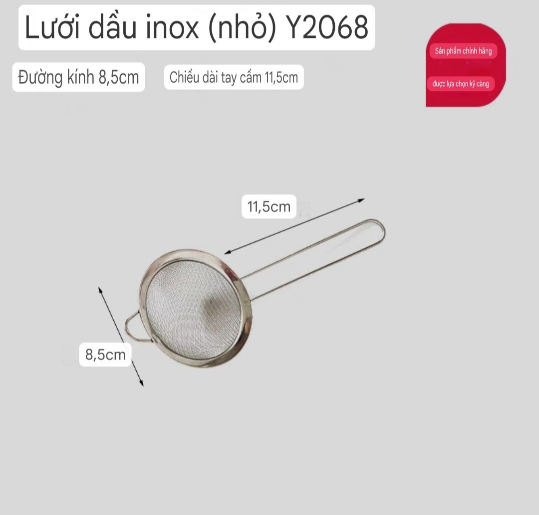 DỤNG CỤ CHAO VỚT VỢT LỌC ĐA NĂNG INOX - CHAO VỚT VỢT LỌC BỘT LỌC DẦU LỌC MỠ VỚT THỨC ĂN NHÀ HÀNG QUÁN ĂN, LỌC NƯƠC CHANH CAM ĐỒ UỐNG CÓ NHIỀU SIZE LỰA CHỌN