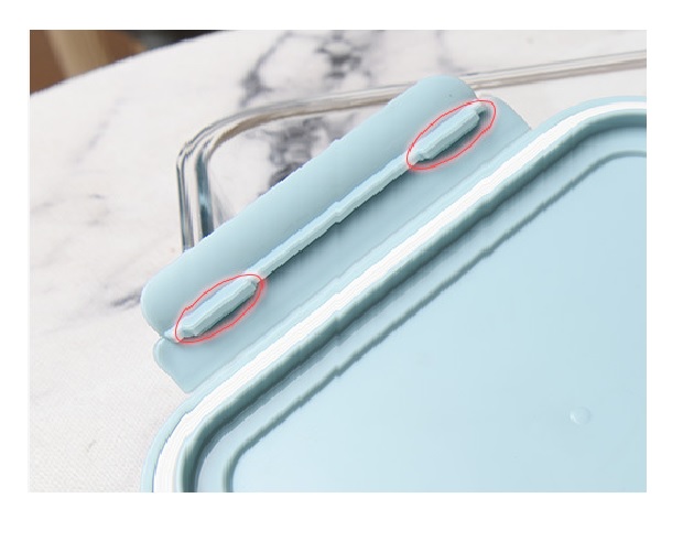 Hộp cơm trưa 3 ngăn bằng thủy tinh chịu nhiệt - tặng kèm thìa và đũa inox (giao màu ngẫu nghiên)