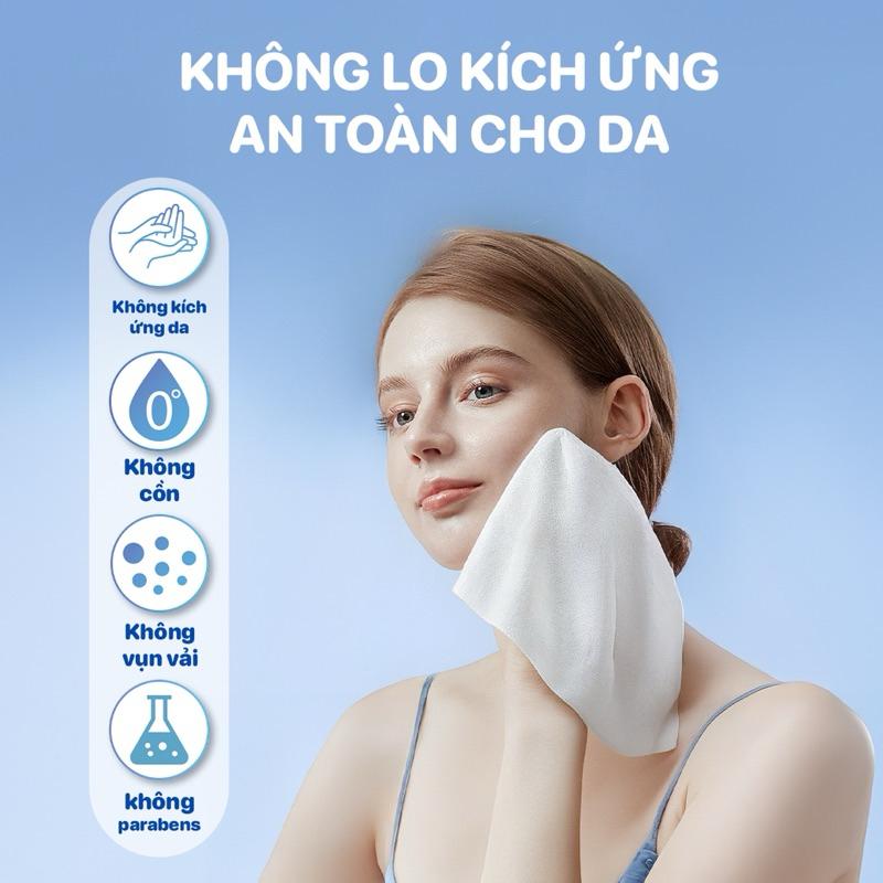Khăn ướt cao cấp Topgia 80 tờ 15x20cm mềm mại, không mùi không parabens