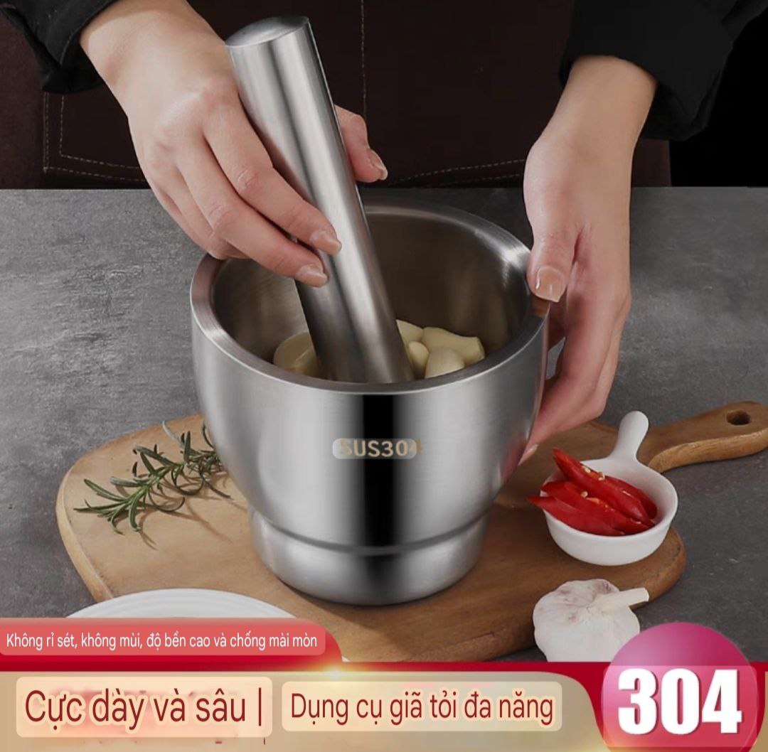 Chày cối inox
