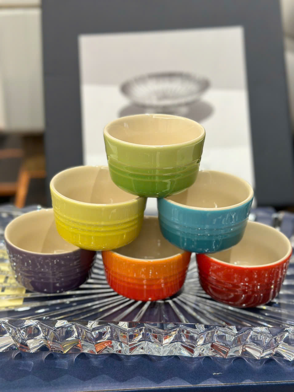 Set 6 bát Le Creuset cầu vồng mini 100ml Hàng chính hãng