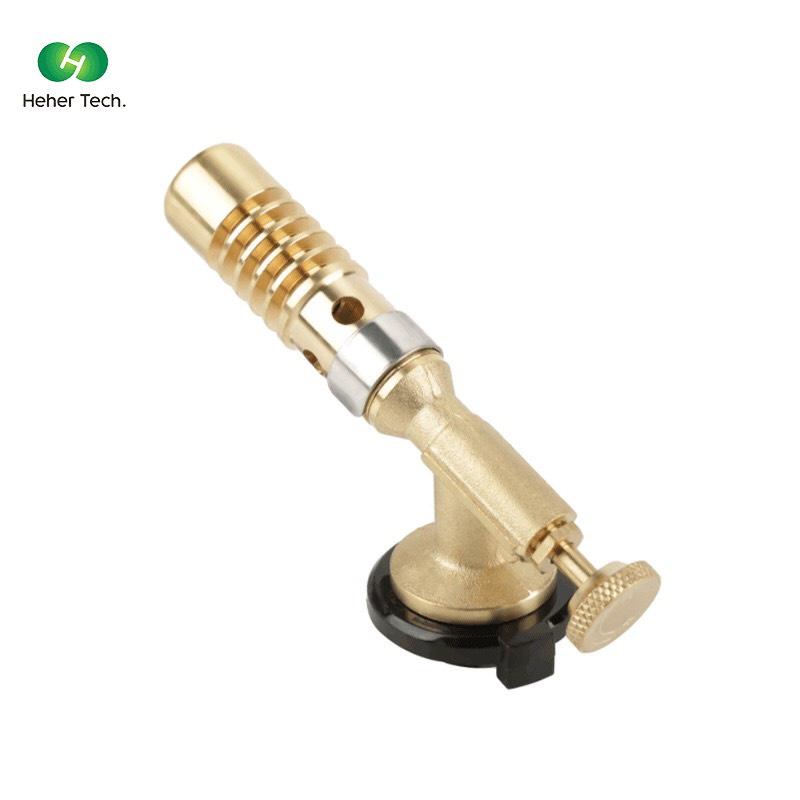 Đèn khò gas, đầu khò gas mini 1300 độ mạ đồng cao cấp độ bền cao - khò lửa mini (Khò 818)