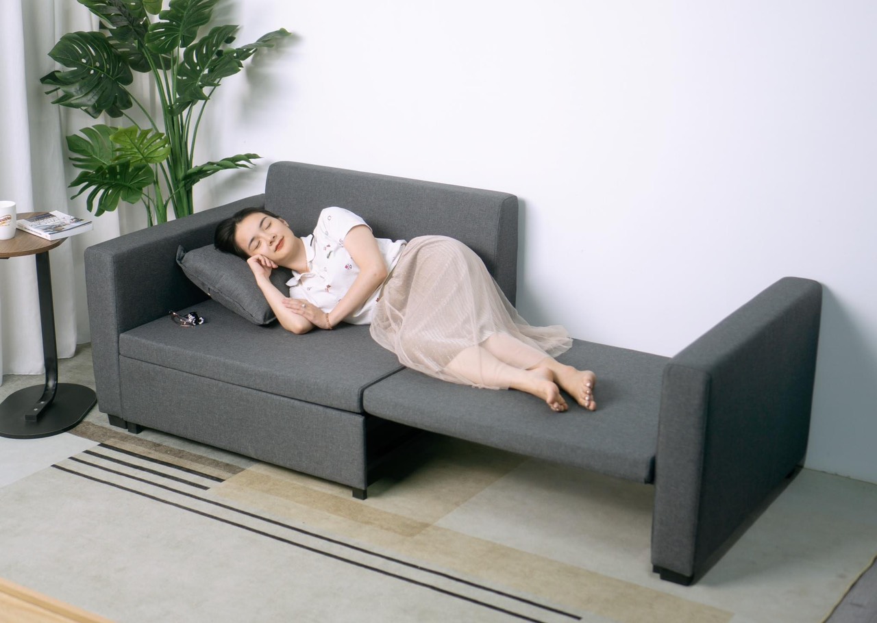 Sofa mini rút gọn mở rộng Juno Sofa Kích thước 1m2 x 86 x 73 cm