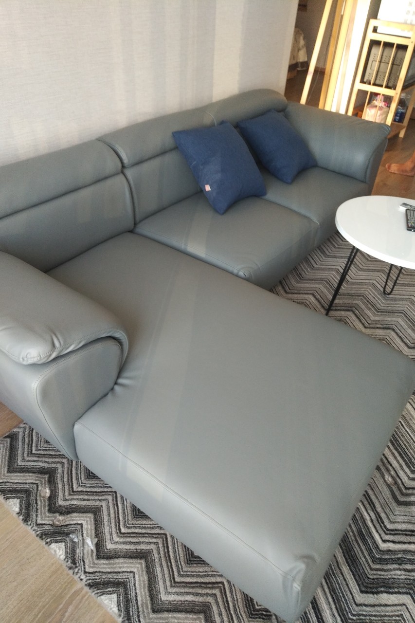 Sofa da góc phải Euro 2020 Juno Sofa