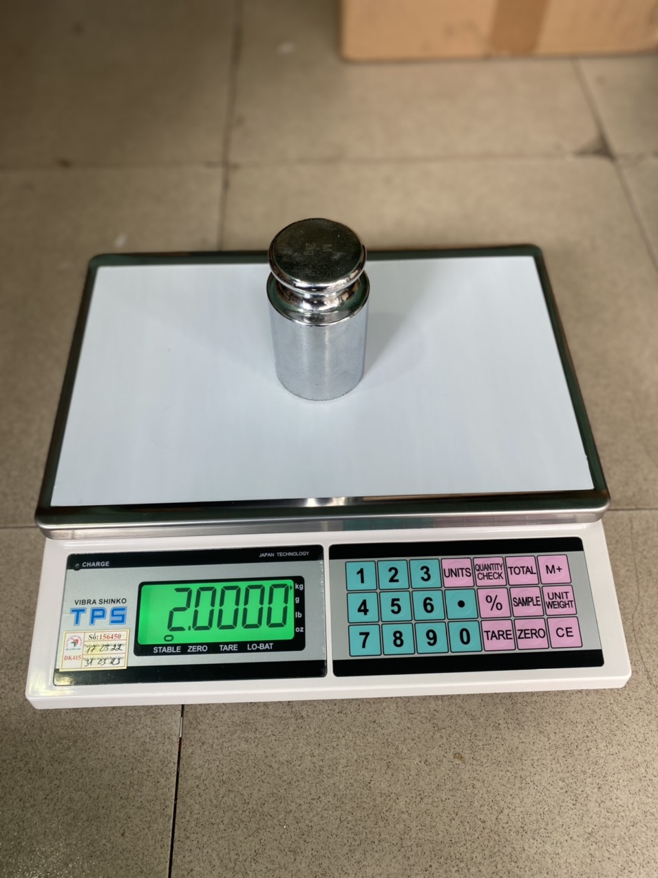 Cân Điện Tử VIBRA TPS HW 3 kg