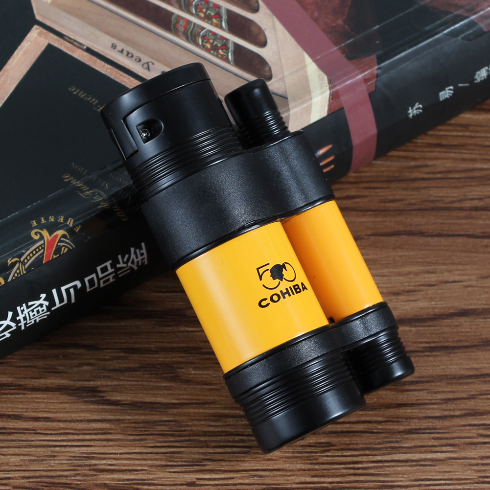 Vỏ Hột Quẹt Bật Lửa Khò 3 Tia Kiêm Đục COB127 Đẹp Độc Lạ Lửa Khò Mạnh Mẽ - Dùng Gas Cao Cấp