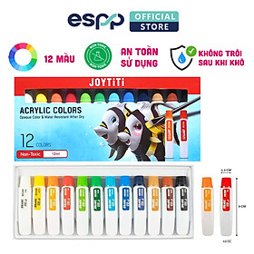 Hộp màu acrylic JOYTITI - 12 màu