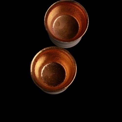 Cốc Tre Tráng Men Kinsai Nhật Bản Bộ 5 Chiếc