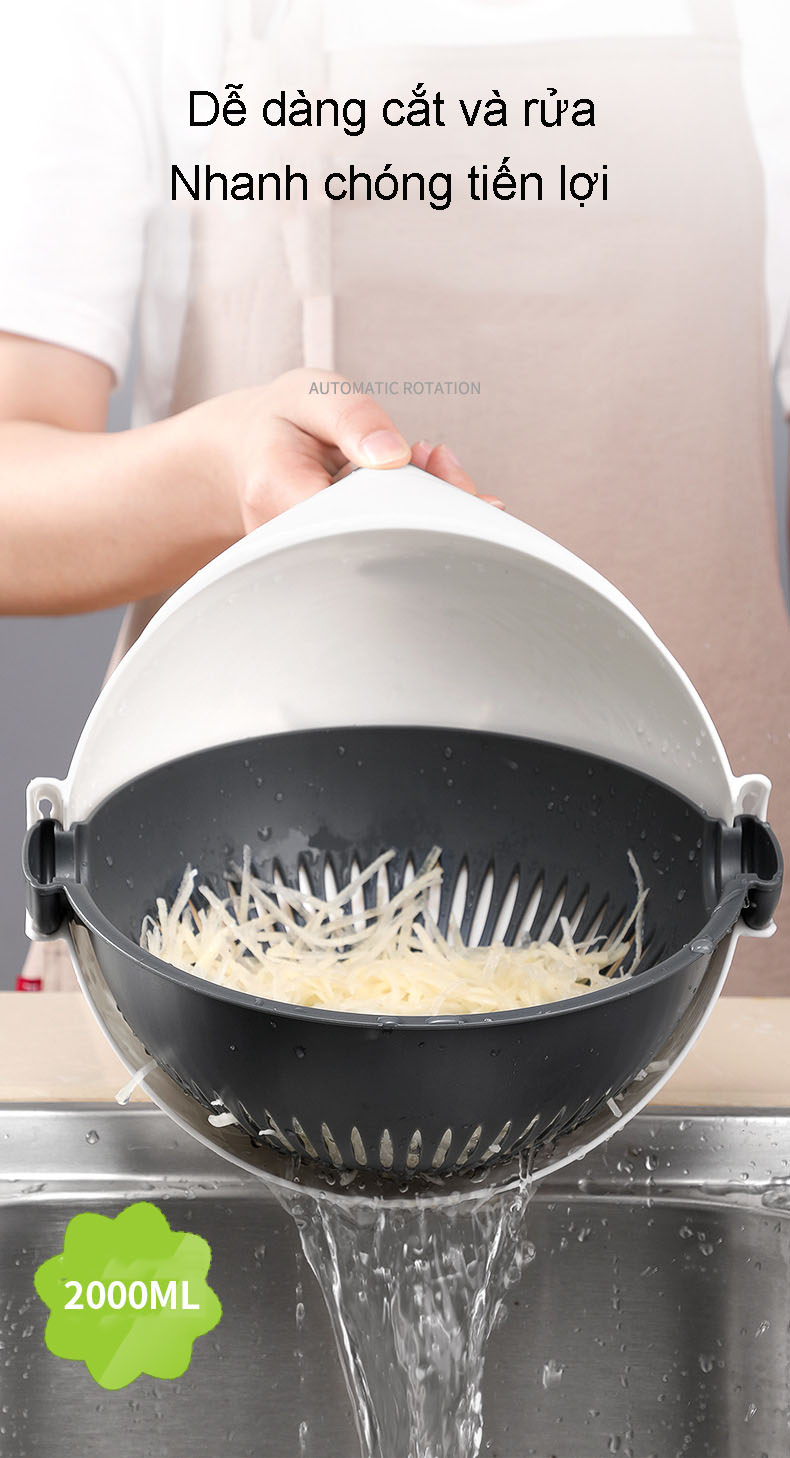 Bộ Dụng Cụ Nạo Thái Rau Củ Quả Đa Năng Tiện Dụng