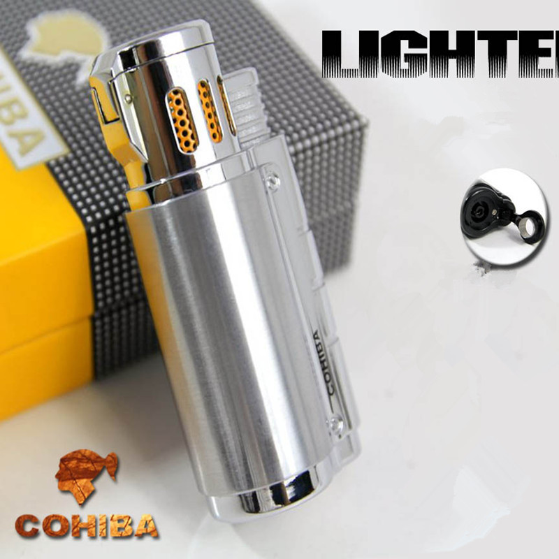 Vỏ Hột Quẹt Bật Lửa khò 3 tia COB-957 Thiết Kế Độc Lạ Lửa Khò Cực Mạnh - Dùng Gas Cao Cấp