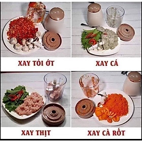 Máy  xay thực phẩm nhà bếp  4 lưỡi dao siêu tốc nhỏ gọn và tiện lợi