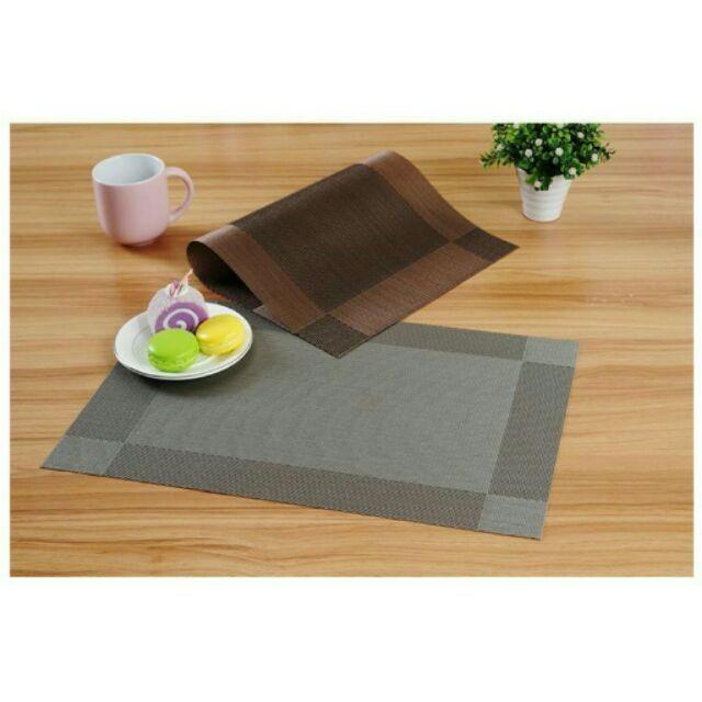 Combo Khăn chải lót bàn ăn, tấm lót bàn ăn dành cho gia đình nhà hàng khách sạn quán ăn sang trọng dễ sử dụng sạch sẽ vệ sinh ( kt 30x45cm )