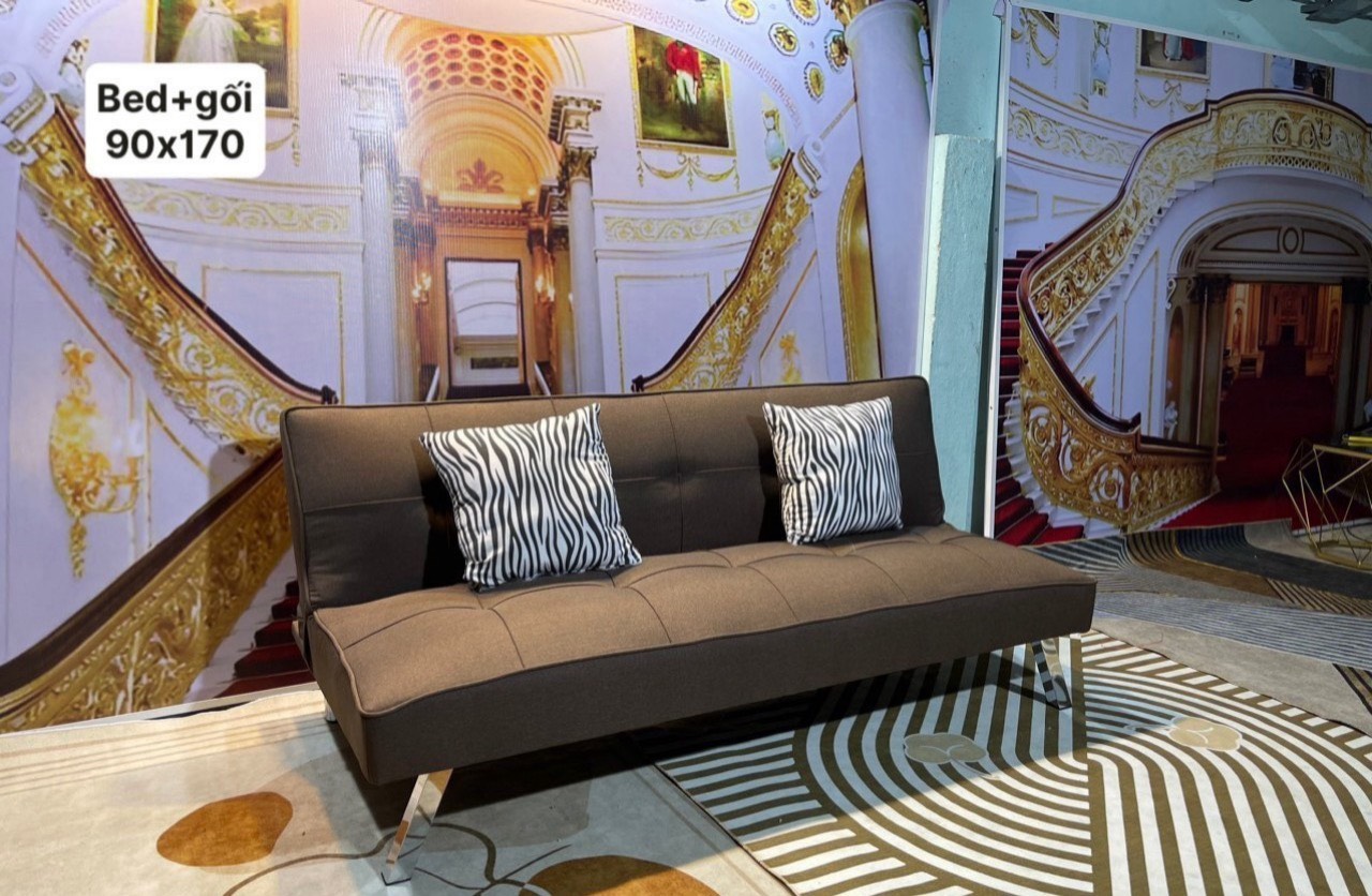 Sofa bed Tundo cho căn hộ, chung cư mini giá rẻ tặng kèm gối