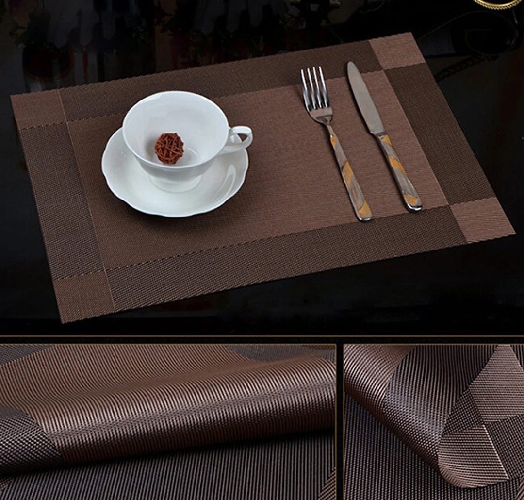 Combo Khăn chải lót bàn ăn, tấm lót bàn ăn dành cho gia đình nhà hàng khách sạn quán ăn sang trọng dễ sử dụng sạch sẽ vệ sinh ( kt 30x45cm )