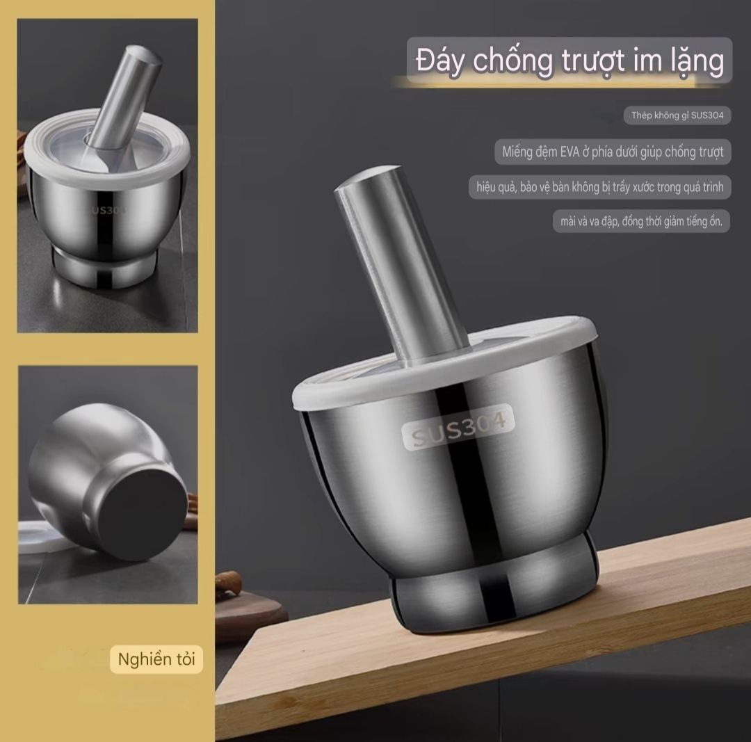 Chày cối inox