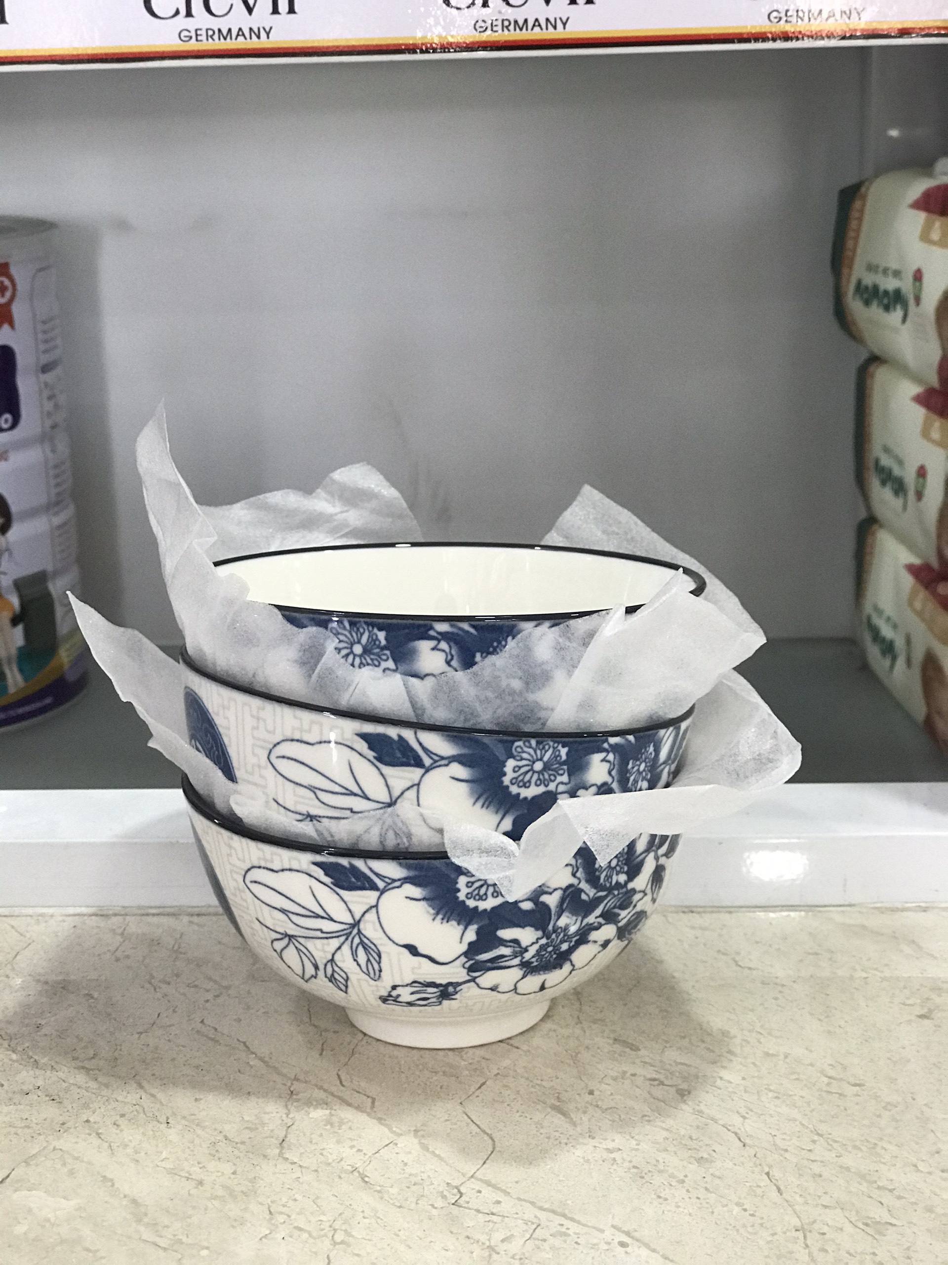 (Quà tặng) chén sứ bộ 3 cái