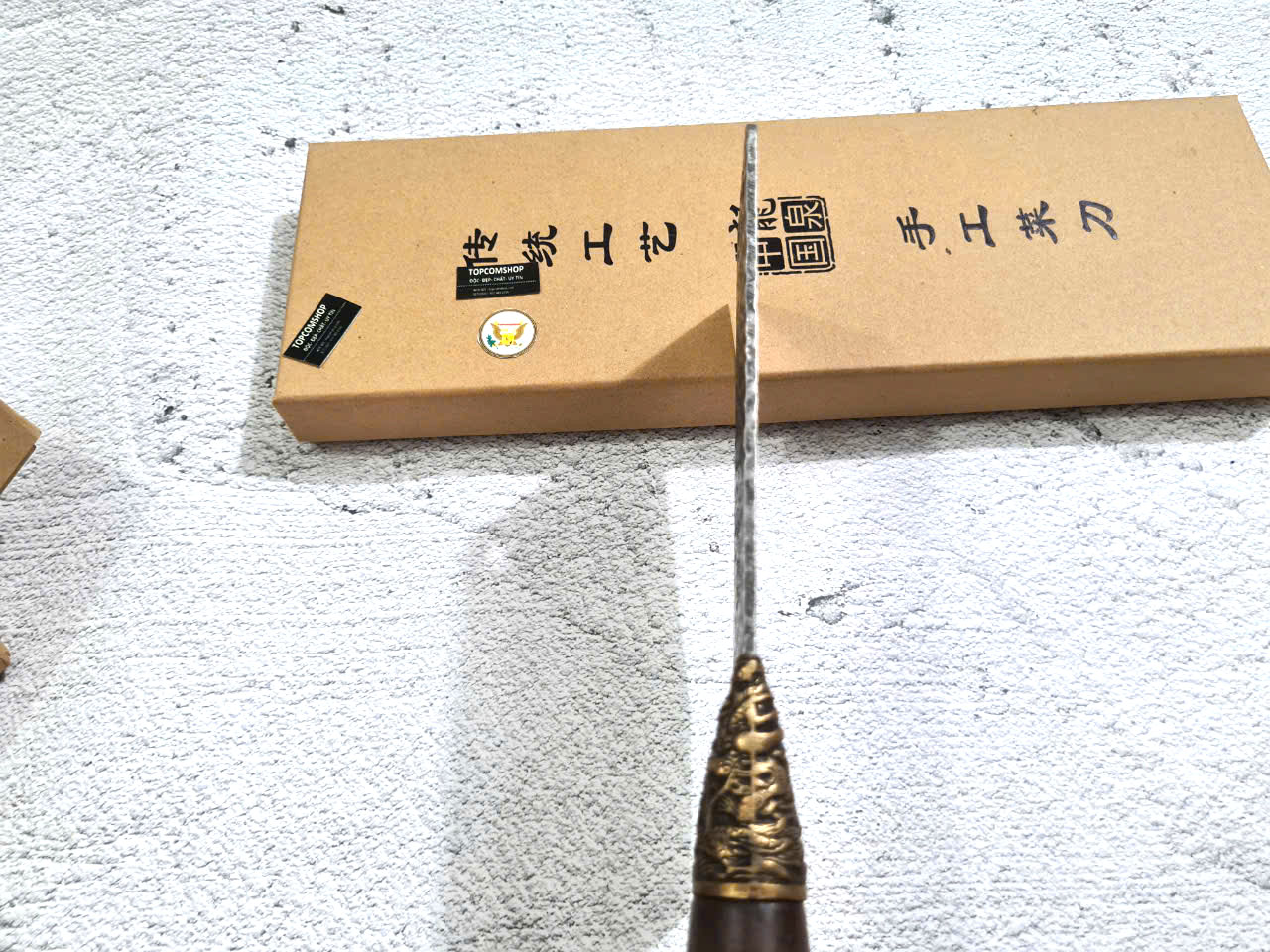 DAO BẾP THÁI CHẶT KHÂU ĐỒNG RỒNG DT155